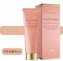 Carregar imagem no visualizador da galeria, Mascara Iluminadora Polivitaminico Vitamina C Revitalizante de Bolhas 100ml