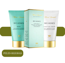 Carregar imagem no visualizador da galeria, Creme e Mascara peles Oleosas Bio Agnes Pack Purificante