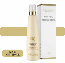 Carregar imagem no visualizador da galeria, Desmaquilhante Anti-Idade facial Gold Foam 400ml