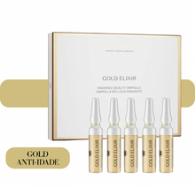 Carregar imagem no visualizador da galeria, Ampolas Anti-Idade Gold Elixir (5x2ml)