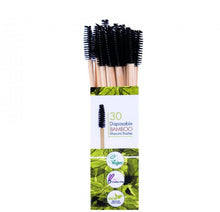 Carregar imagem no visualizador da galeria, Vegan - Vegan Disposable Bamboo Mascara Brushes 30pcs